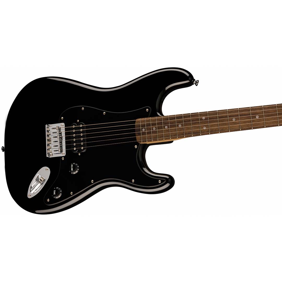 Squier Sonic® Stratocaster® HT H, Laurel Fingerboard, Black Pickguard, Black - Image 5