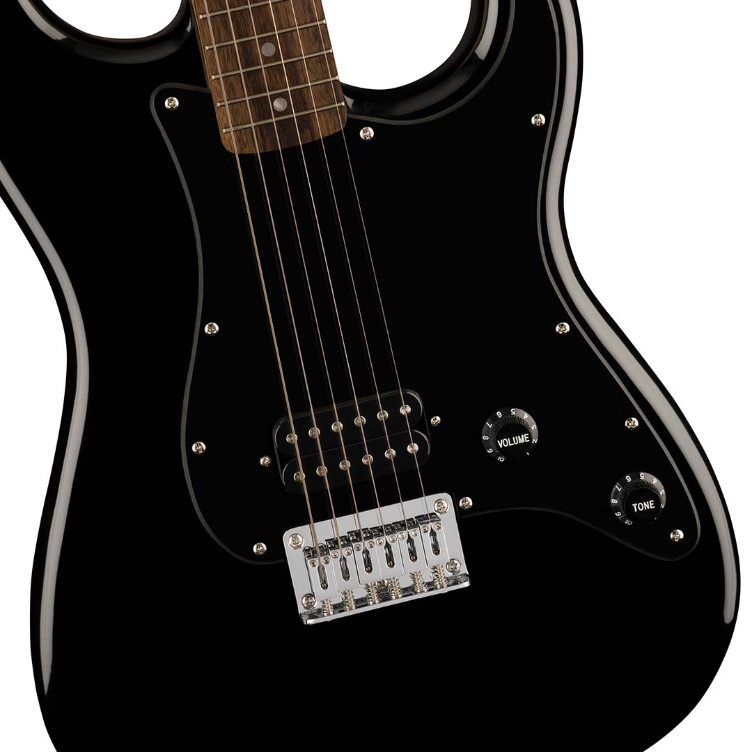 Squier Sonic® Stratocaster® HT H, Laurel Fingerboard, Black Pickguard, Black - Image 4