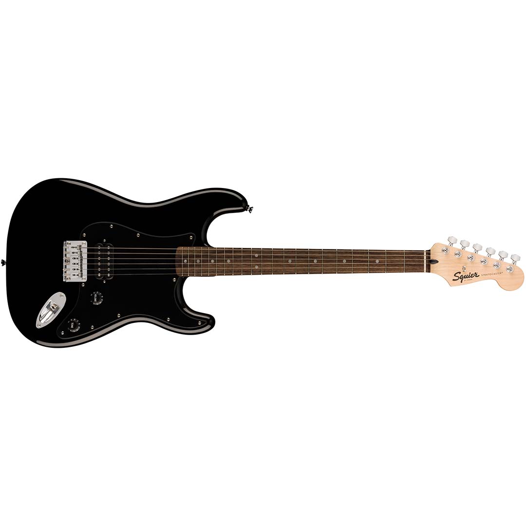 Squier Sonic® Stratocaster® HT H, Laurel Fingerboard, Black Pickguard, Black - Image 2