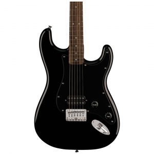 Squier Sonic® Stratocaster® HT H, Laurel Fingerboard, Black Pickguard, Black