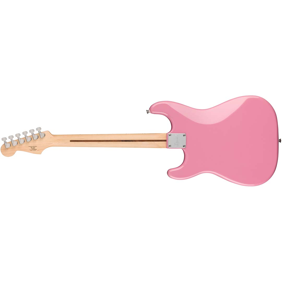 Squier Sonic® Stratocaster® HT H, Maple Fingerboard, White Pickguard, Flash Pink - Image 3