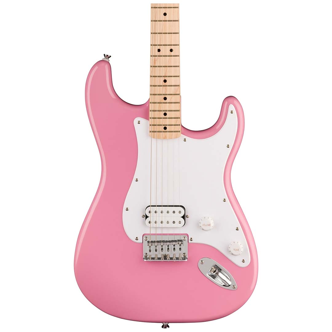 Squier Sonic® Stratocaster® HT H, Maple Fingerboard, White Pickguard, Flash Pink