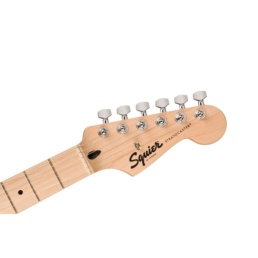 Squier Sonic® Stratocaster® HT H, Maple Fingerboard, White Pickguard, Flash Pink - Image 6
