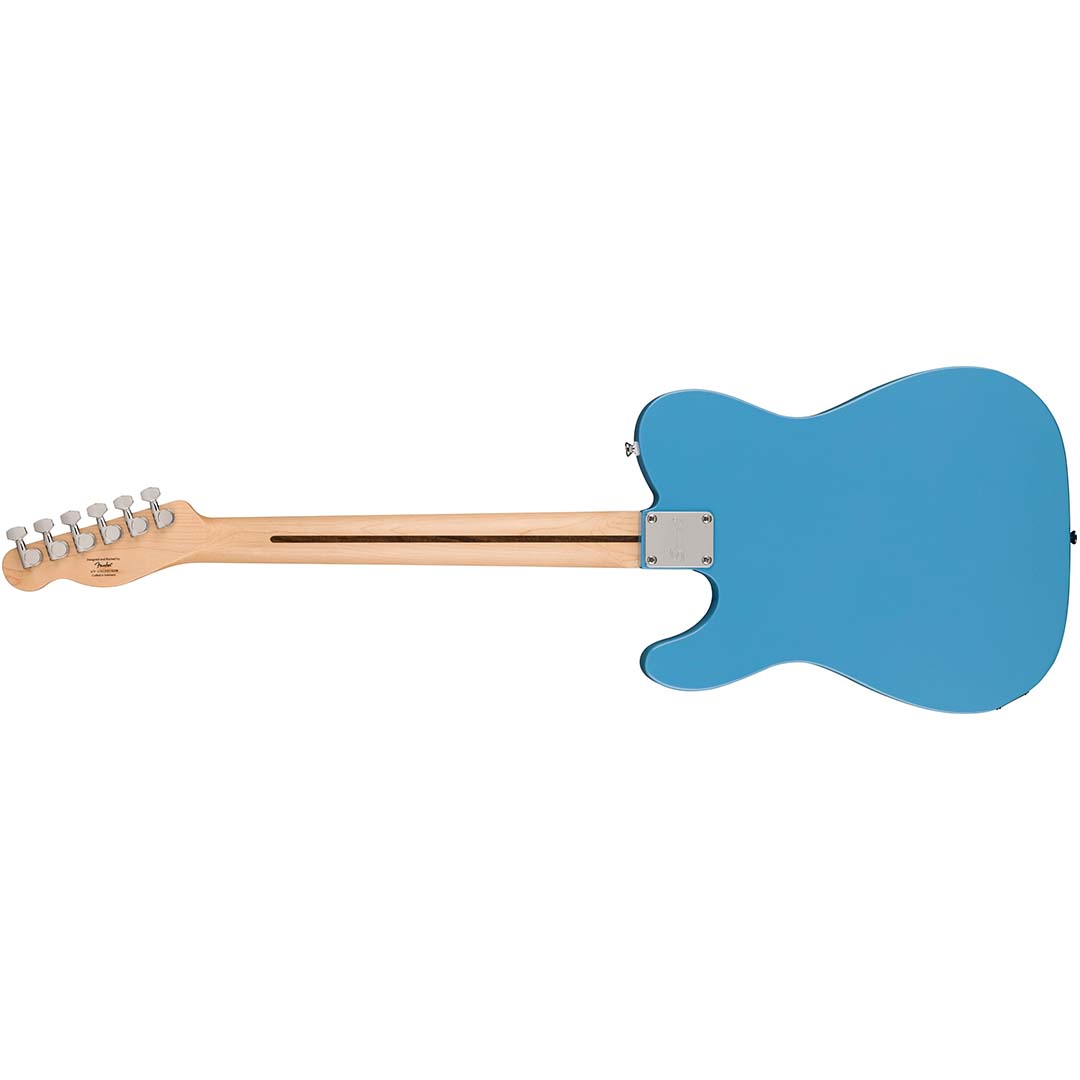 Squier Sonic® Telecaster®, Laurel Fingerboard, White Pickguard, California Blue - Image 3