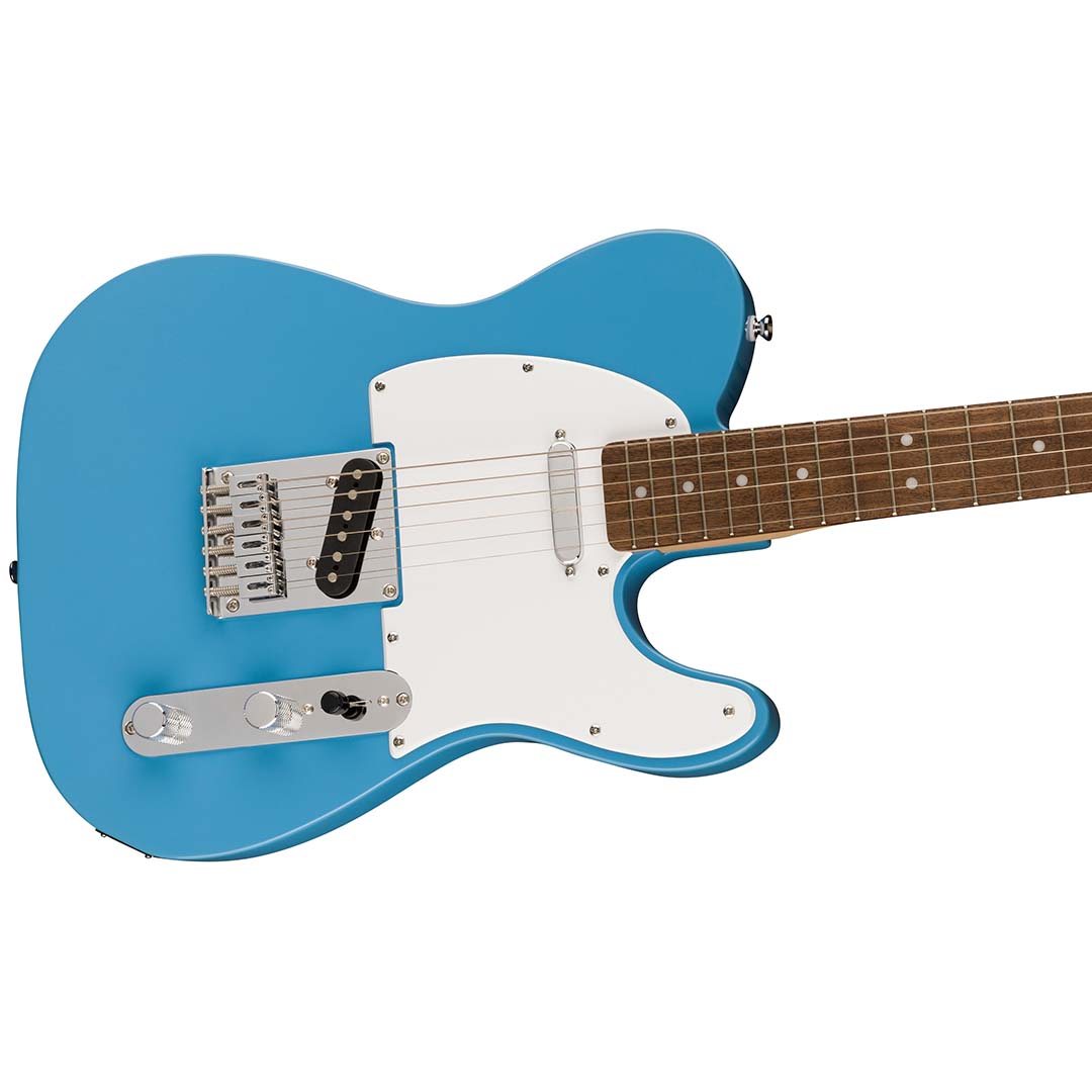 Squier Sonic® Telecaster®, Laurel Fingerboard, White Pickguard, California Blue - Image 5