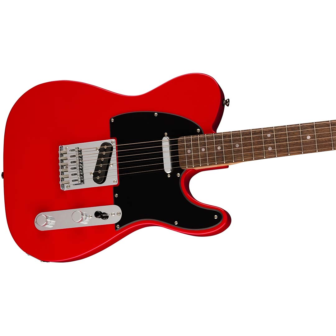 Squier Sonic® Telecaster®, Laurel Fingerboard, Black Pickguard, Torino Red - Image 5