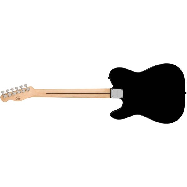 Squier Sonic® Telecaster®, Maple Fingerboard, White Pickguard, Black - Image 3