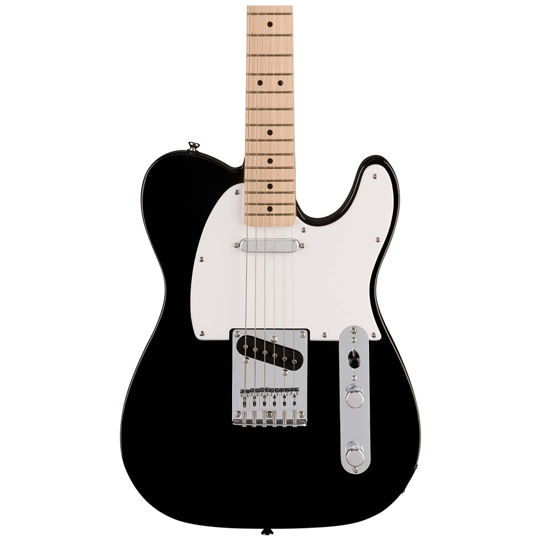 Squier Sonic® Telecaster®, Maple Fingerboard, White Pickguard, Black