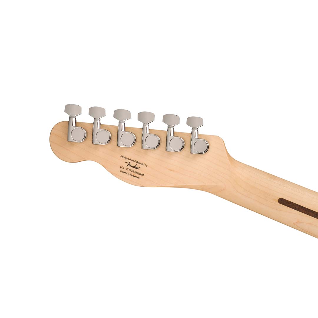 Squier Sonic® Telecaster®, Maple Fingerboard, White Pickguard, Black - Image 7