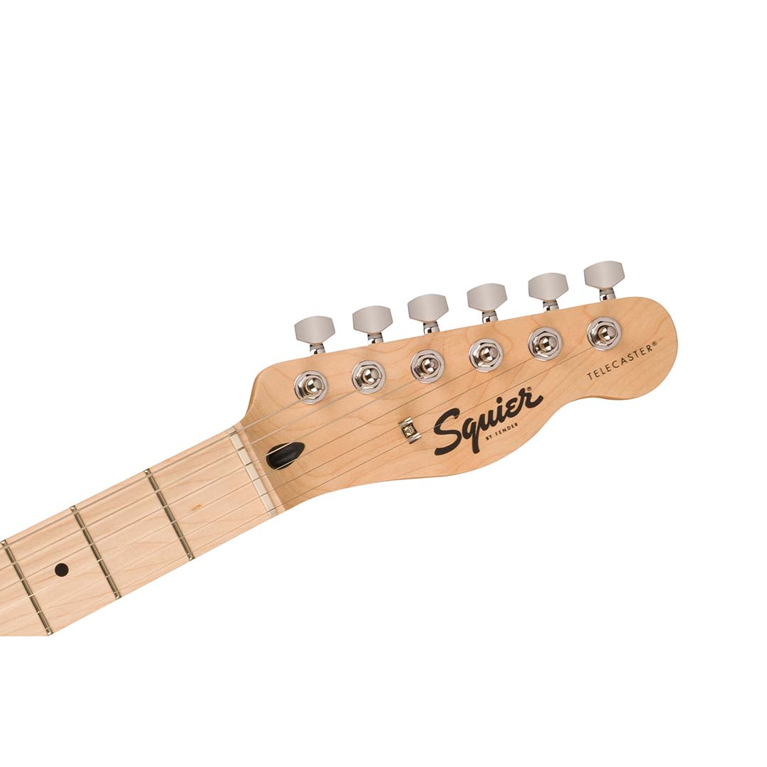 Squier Sonic® Telecaster®, Maple Fingerboard, Black Pickguard, Butterscotch Blonde - Image 6