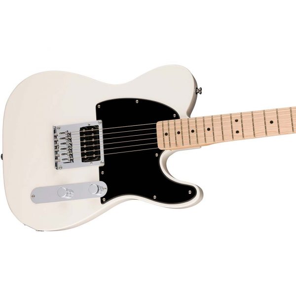 Squier Sonic® Esquire® H, Maple Fingerboard, Black Pickguard, Arctic White - Image 5