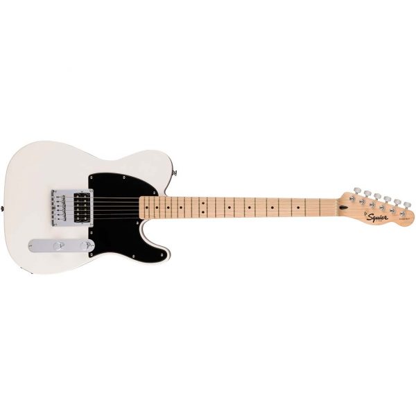 Squier Sonic® Esquire® H, Maple Fingerboard, Black Pickguard, Arctic White - Image 2