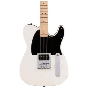 Squier Sonic® Esquire® H, Maple Fingerboard, Black Pickguard, Arctic White