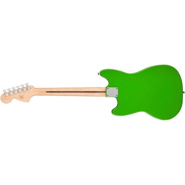 FSR Squier Sonic® Mustang®, Laurel Fingerboard, White Pickguard, Lime Green - Image 3