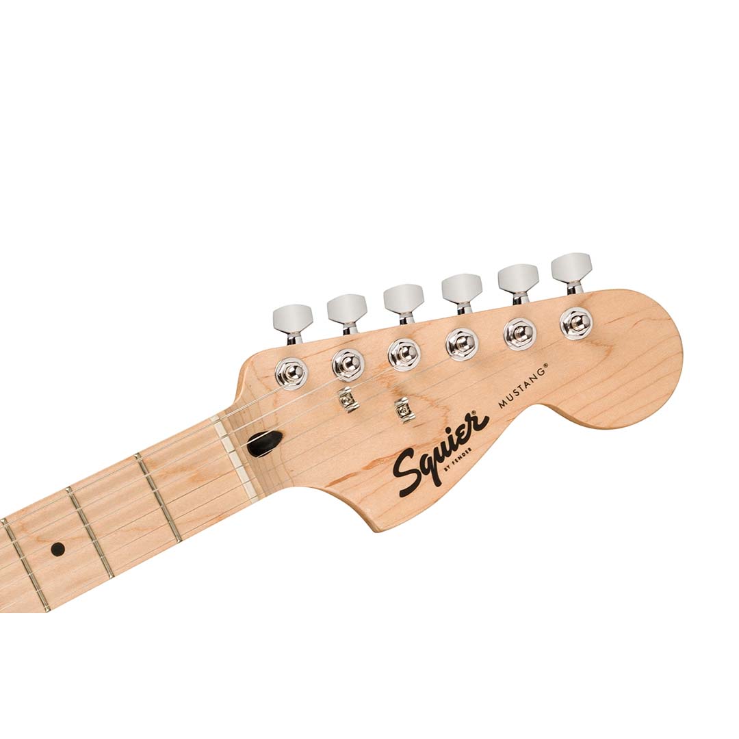 Squier Sonic® Mustang®, Maple Fingerboard, White Pickguard, 2-Color Sunburst - Image 6