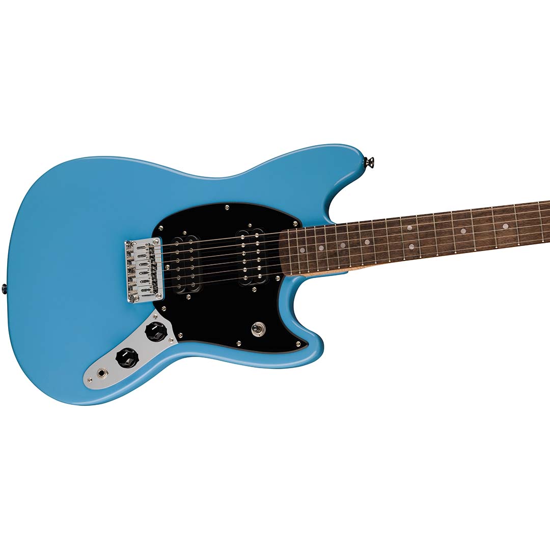 Squier Sonic® Mustang® HH, Laurel Fingerboard, Black Pickguard, California Blue - Image 5