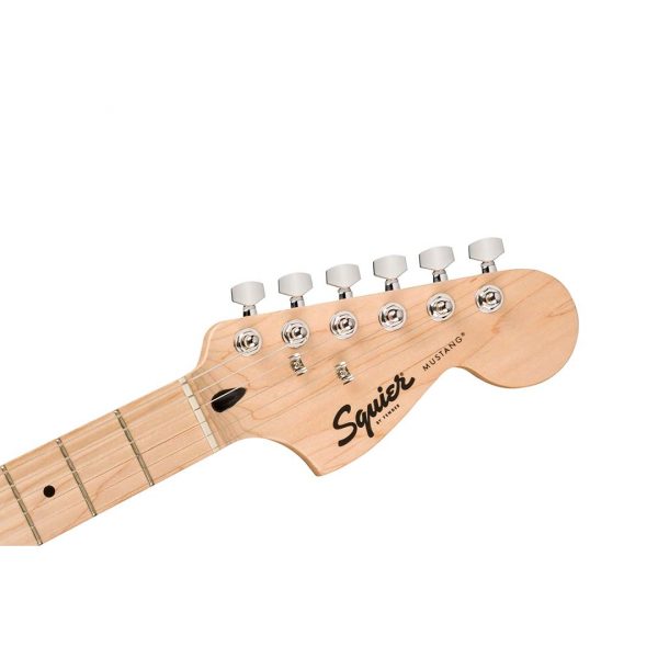 Squier Sonic® Mustang® HH, Maple Fingerboard, White Pickguard, Flash Pink - Image 6