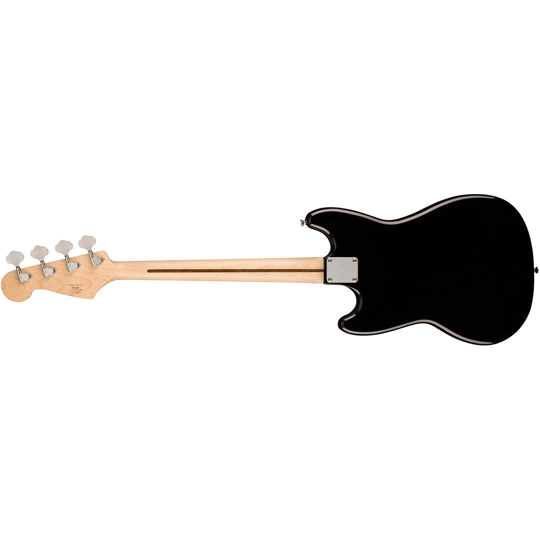 Squier Sonic® Bronco™ Bass, Laurel Fingerboard, White Pickguard, Black - Image 3