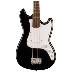 Squier Sonic® Bronco™ Bass, Laurel Fingerboard, White Pickguard, Black