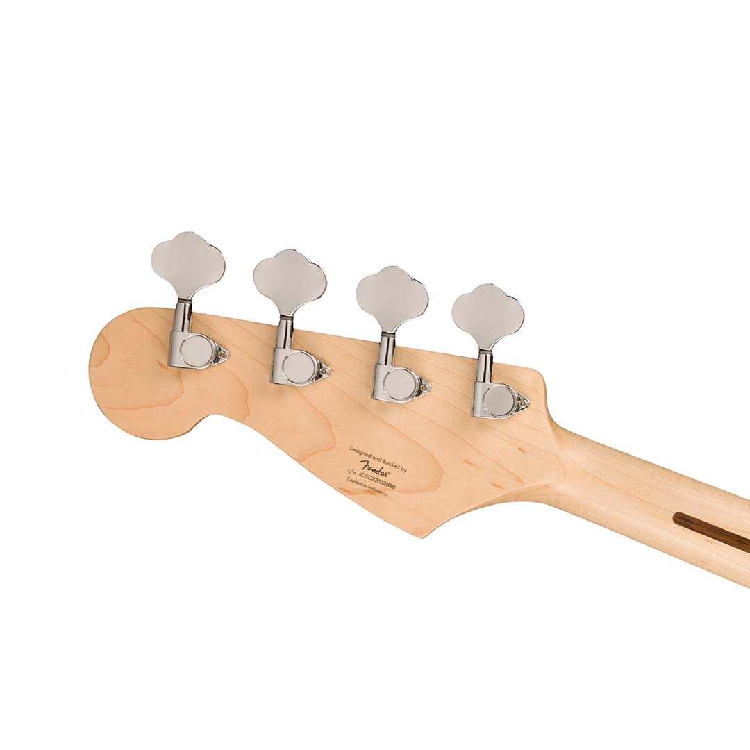 Squier Sonic® Bronco™ Bass, Laurel Fingerboard, White Pickguard, Black - Image 7