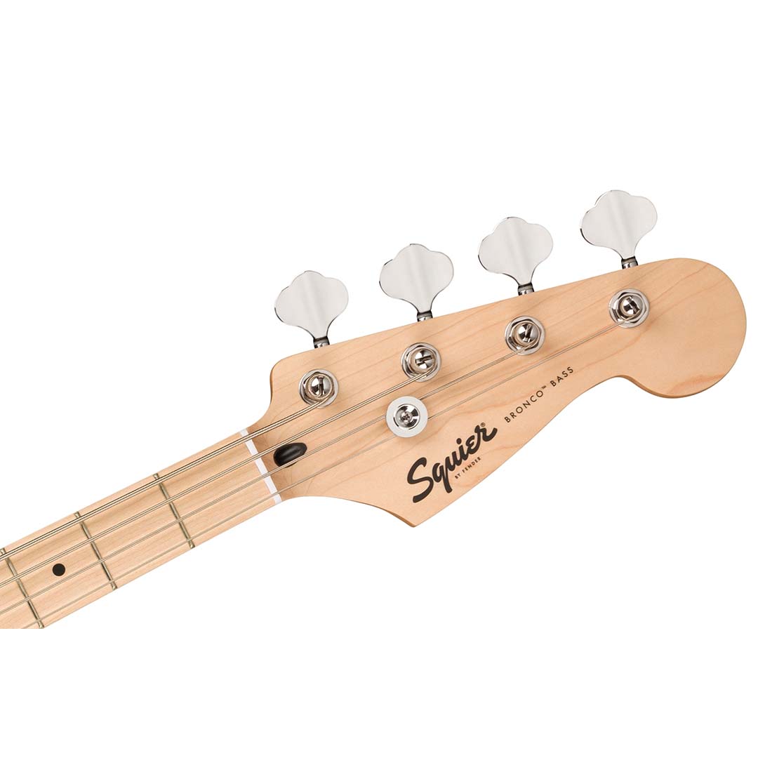 Squier Sonic® Bronco™ Bass, Maple Fingerboard, White Pickguard, Tahitian Coral - Image 6