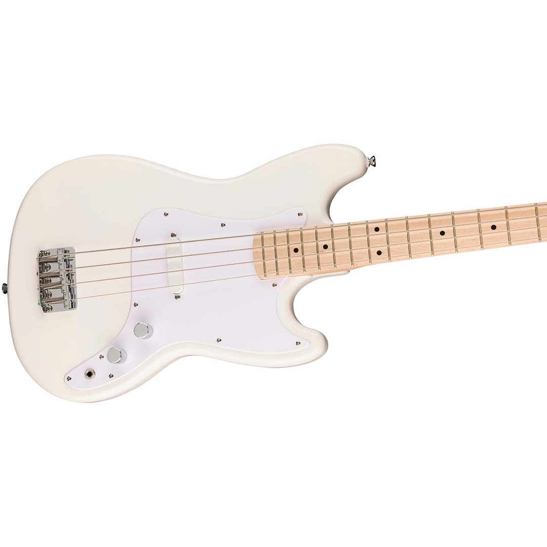 Squier Sonic® Bronco™ Bass, Maple Fingerboard, White Pickguard, Arctic White - Image 5