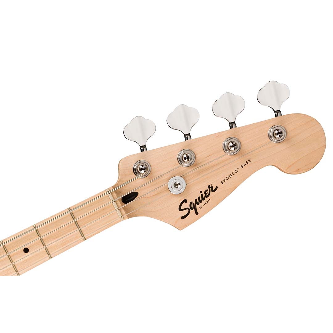 Squier Sonic® Bronco™ Bass, Maple Fingerboard, White Pickguard, Arctic White - Image 6