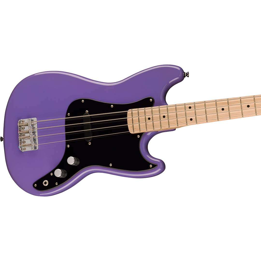 FSR Squier Sonic® Bronco® Bass, Maple Fingerboard, Black Pickguard, Ultraviolet - Image 5