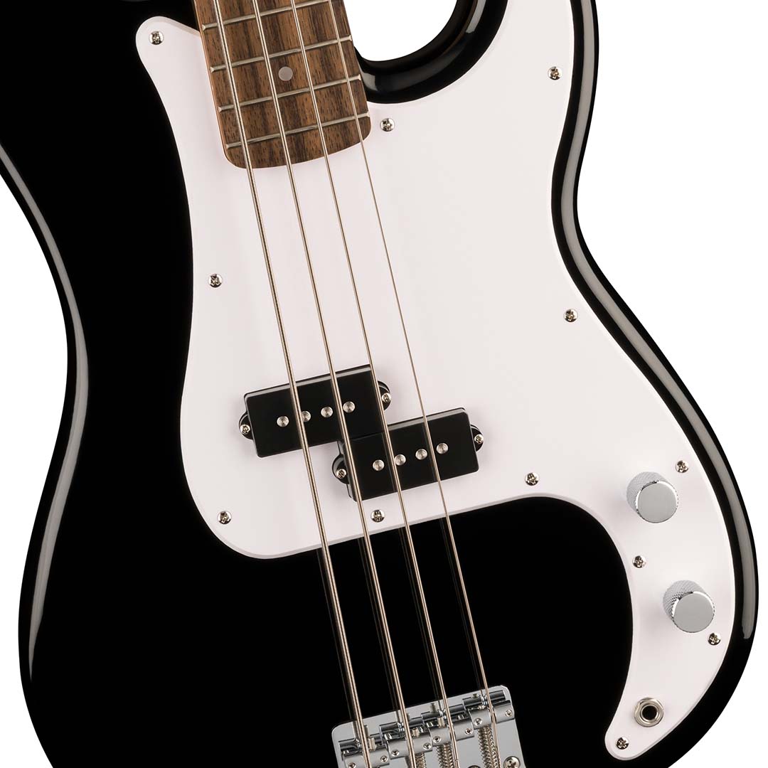 Squier Sonic® Precision Bass®, Laurel Fingerboard, White Pickguard, Black - Image 4