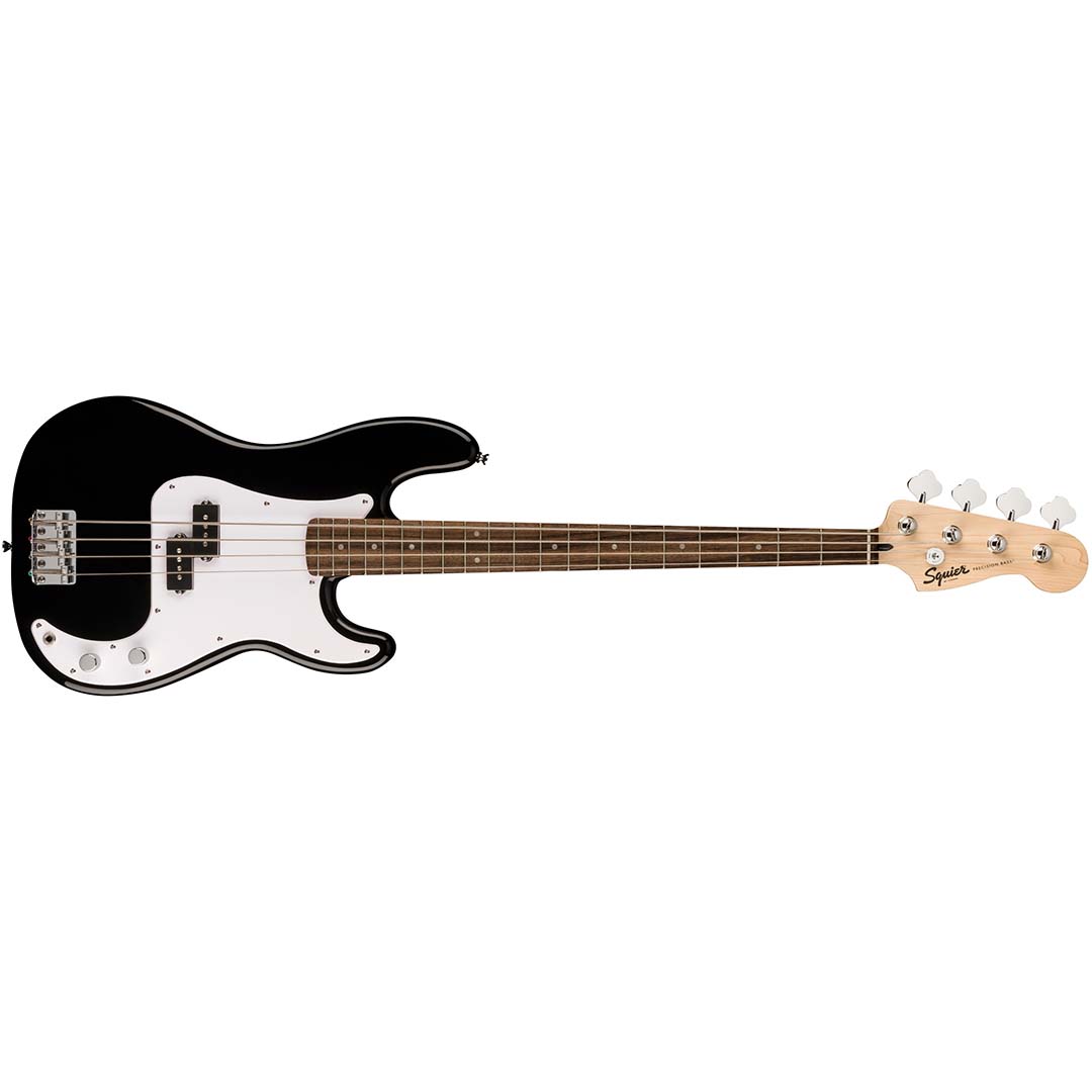 Squier Sonic® Precision Bass®, Laurel Fingerboard, White Pickguard, Black - Image 2