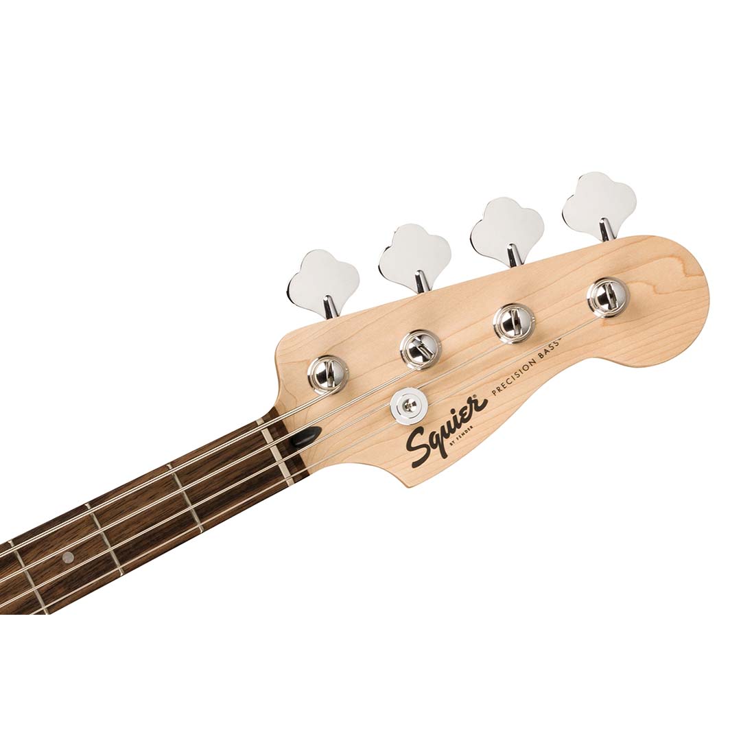Squier Sonic® Precision Bass®, Laurel Fingerboard, White Pickguard, Black - Image 6