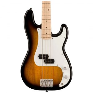 Squier Sonic® Precision Bass®, Maple Fingerboard, White Pickguard, 2-Color Sunburst
