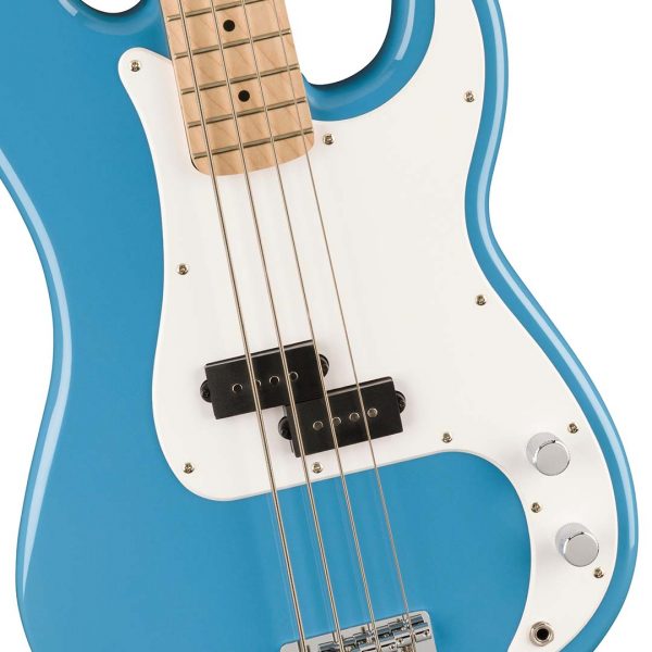 Squier Sonic® Precision Bass®, Maple Fingerboard, White Pickguard, California Blue - Image 4