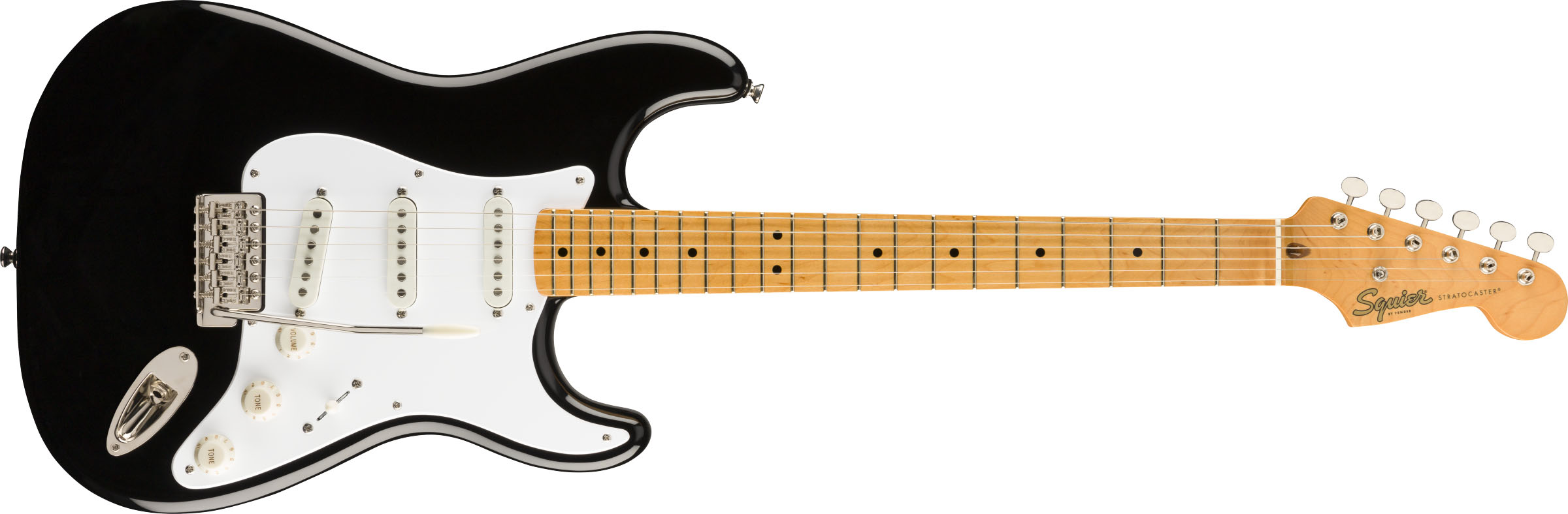 Classic Vibe '50s Stratocaster®, Maple Fingerboard, Black - Image 2