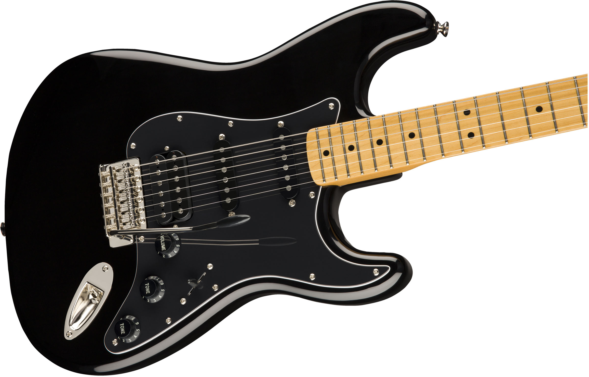 Classic Vibe '70s Stratocaster® HSS, Maple Fingerboard, Black - Image 5