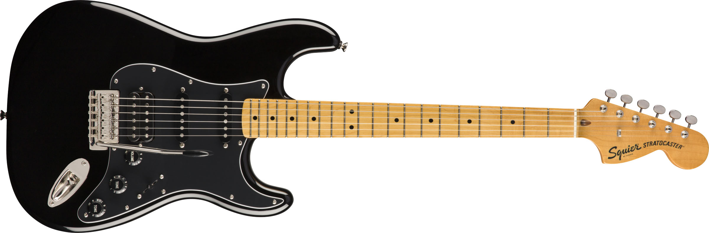 Classic Vibe '70s Stratocaster® HSS, Maple Fingerboard, Black - Image 2