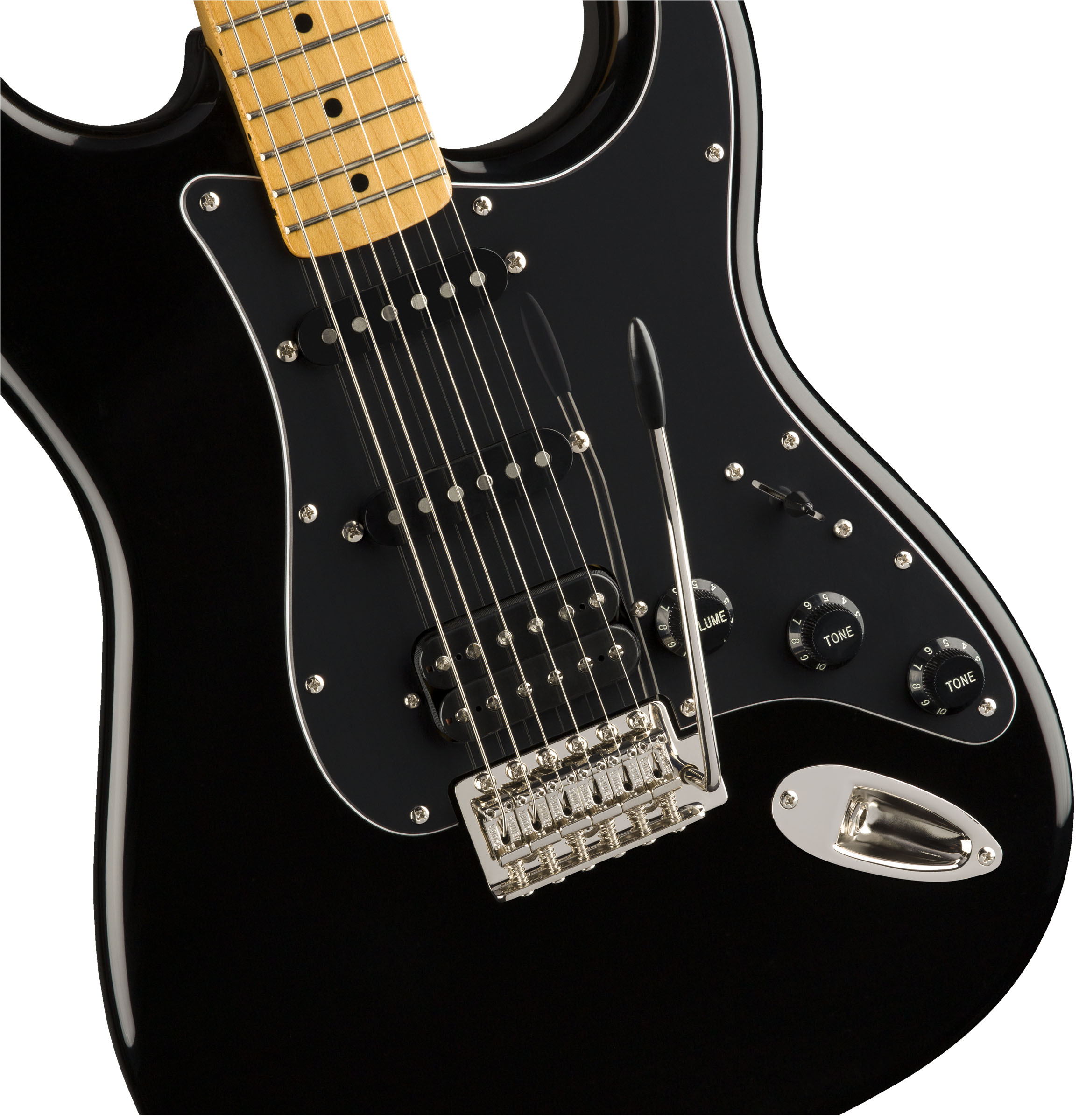Classic Vibe '70s Stratocaster® HSS, Maple Fingerboard, Black - Image 4