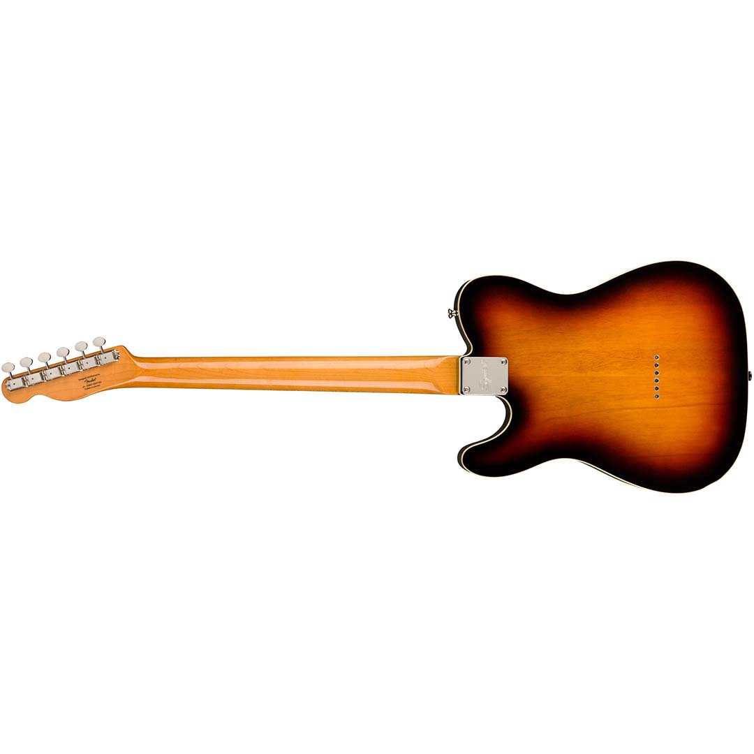 Classic Vibe Baritone Custom Telecaster®, Laurel Fingerboard, Parchment Pickguard, 3-Color Sunburst - Image 3