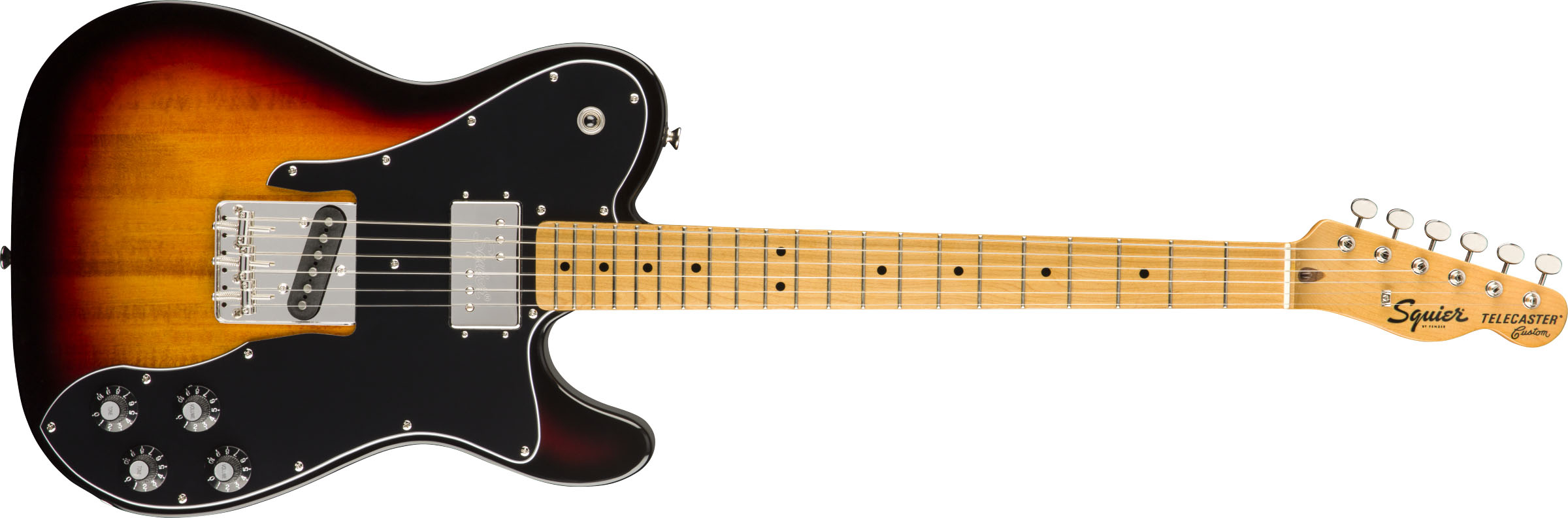 Classic Vibe '70s Telecaster® Custom, Maple Fingerboard, 3-Color Sunburst - Image 2