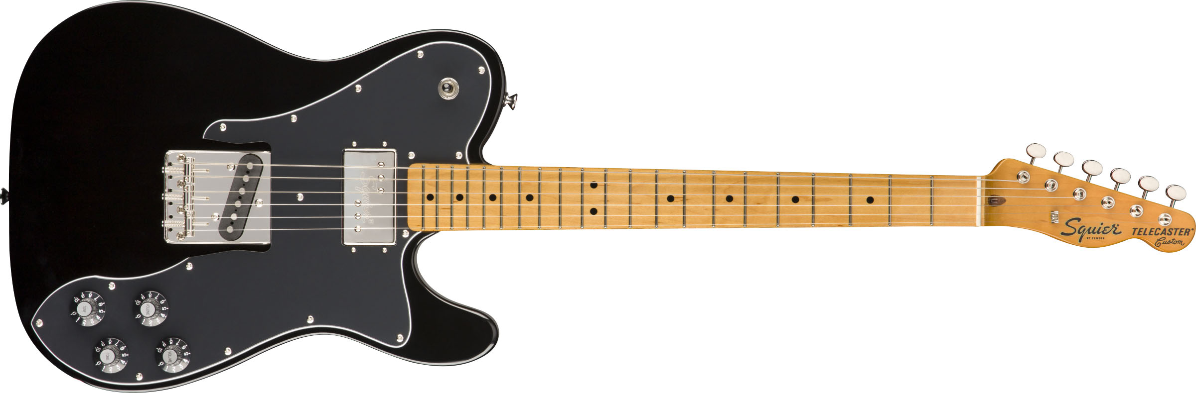 Classic Vibe '70s Telecaster® Custom, Maple Fingerboard, Black - Image 2