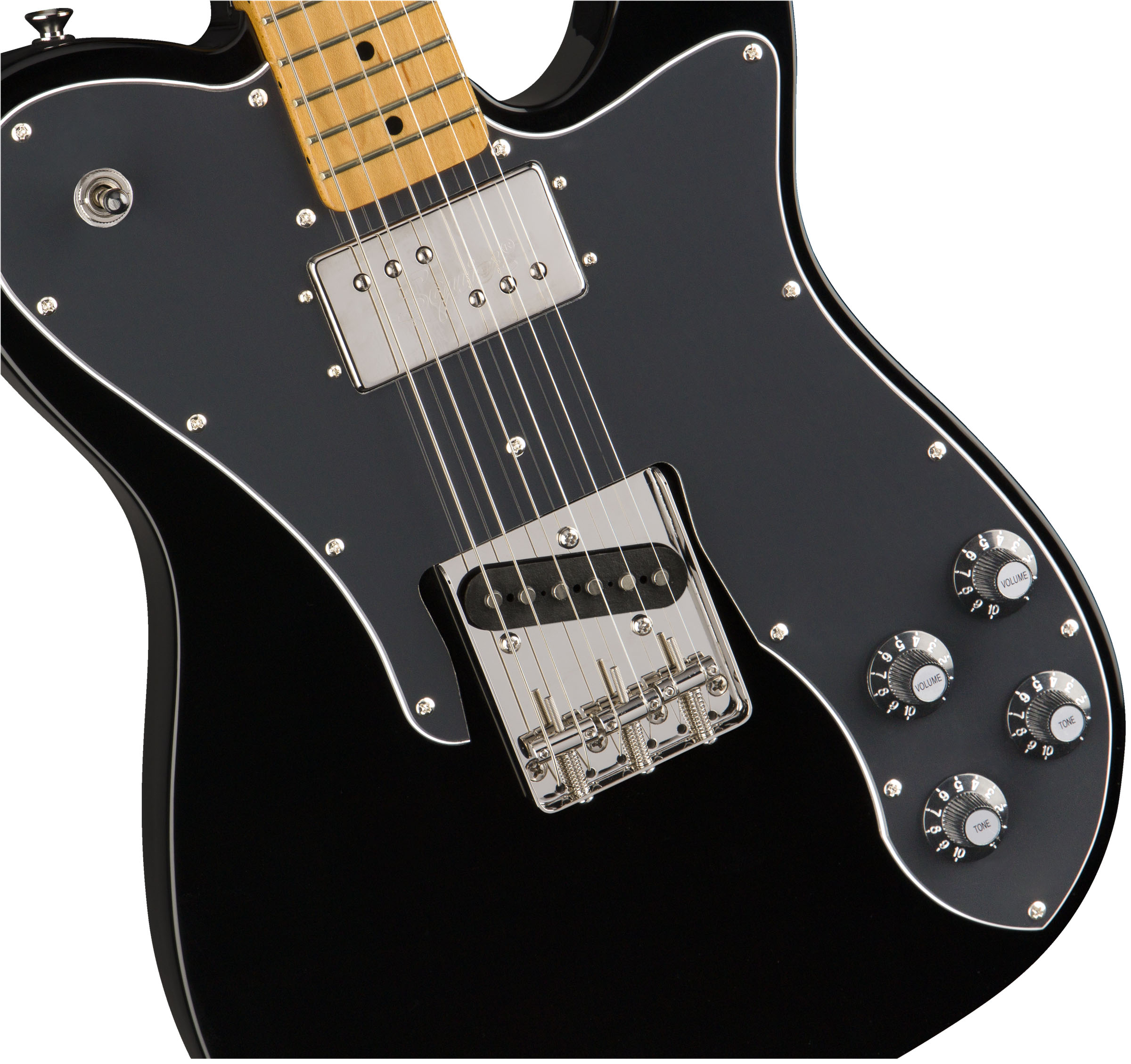 Classic Vibe '70s Telecaster® Custom, Maple Fingerboard, Black - Image 4