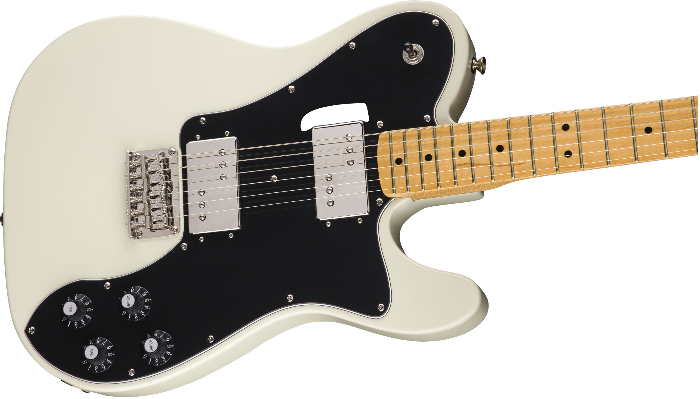 Classic Vibe '70s Telecaster® Deluxe, Maple Fingerboard, Olympic White - Image 5
