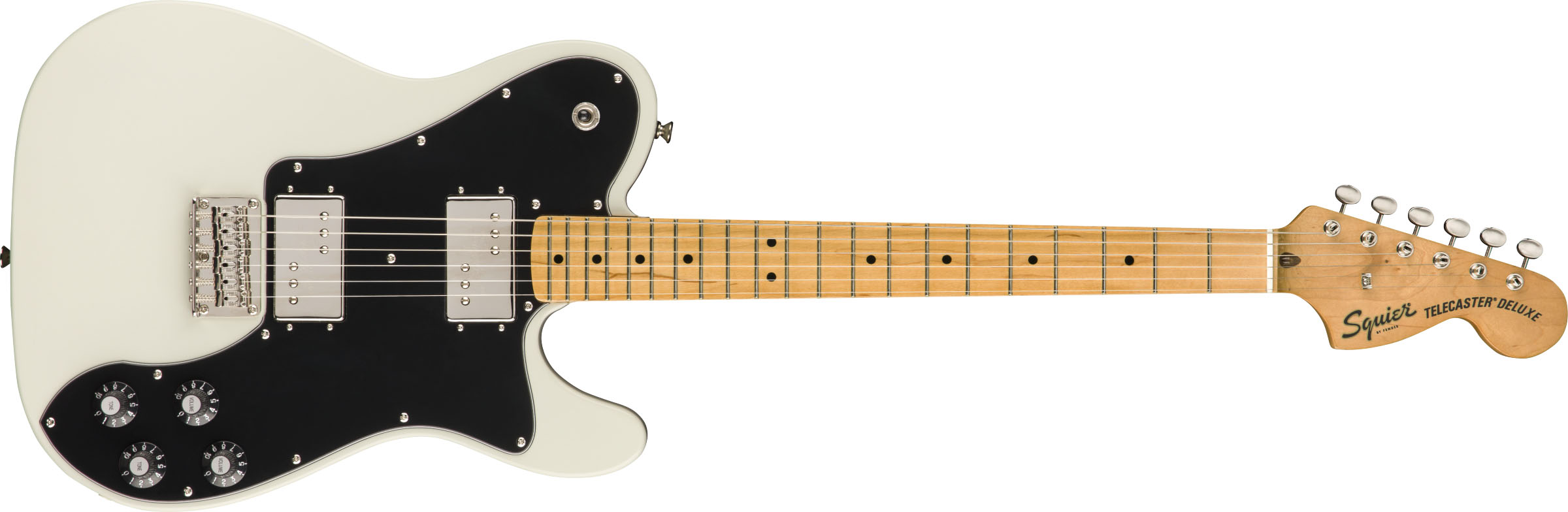 Classic Vibe '70s Telecaster® Deluxe, Maple Fingerboard, Olympic White - Image 2