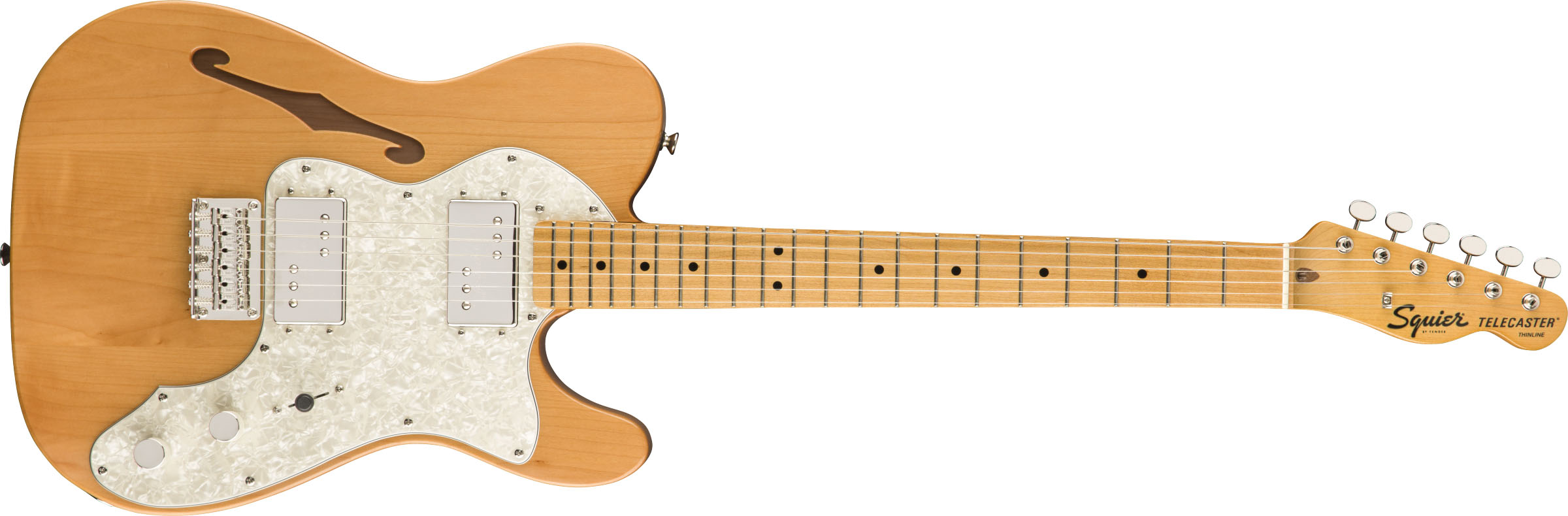 Classic Vibe '70s Telecaster® Thinline, Maple Fingerboard, Natural - Image 2