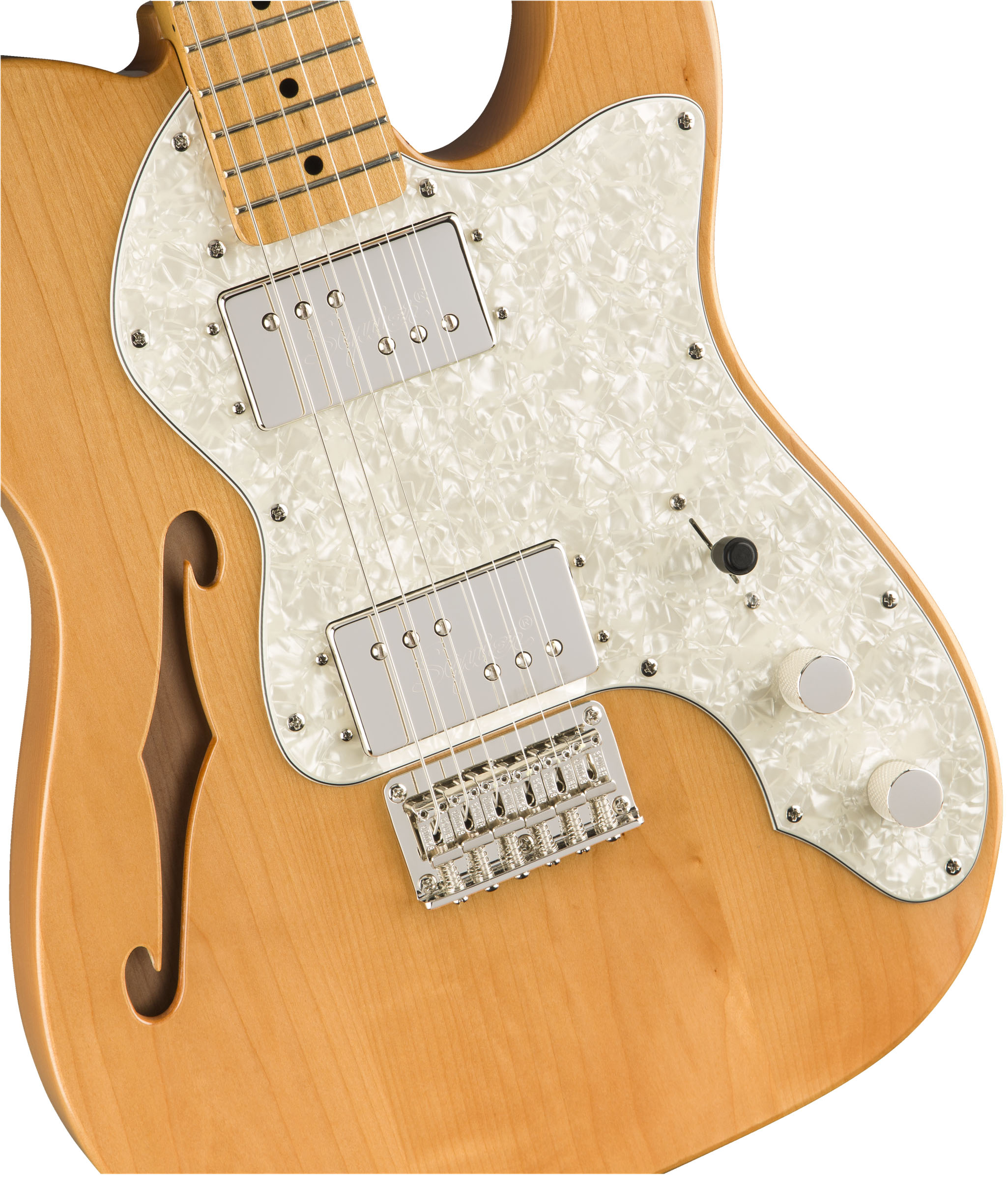 Classic Vibe '70s Telecaster® Thinline, Maple Fingerboard, Natural - Image 4