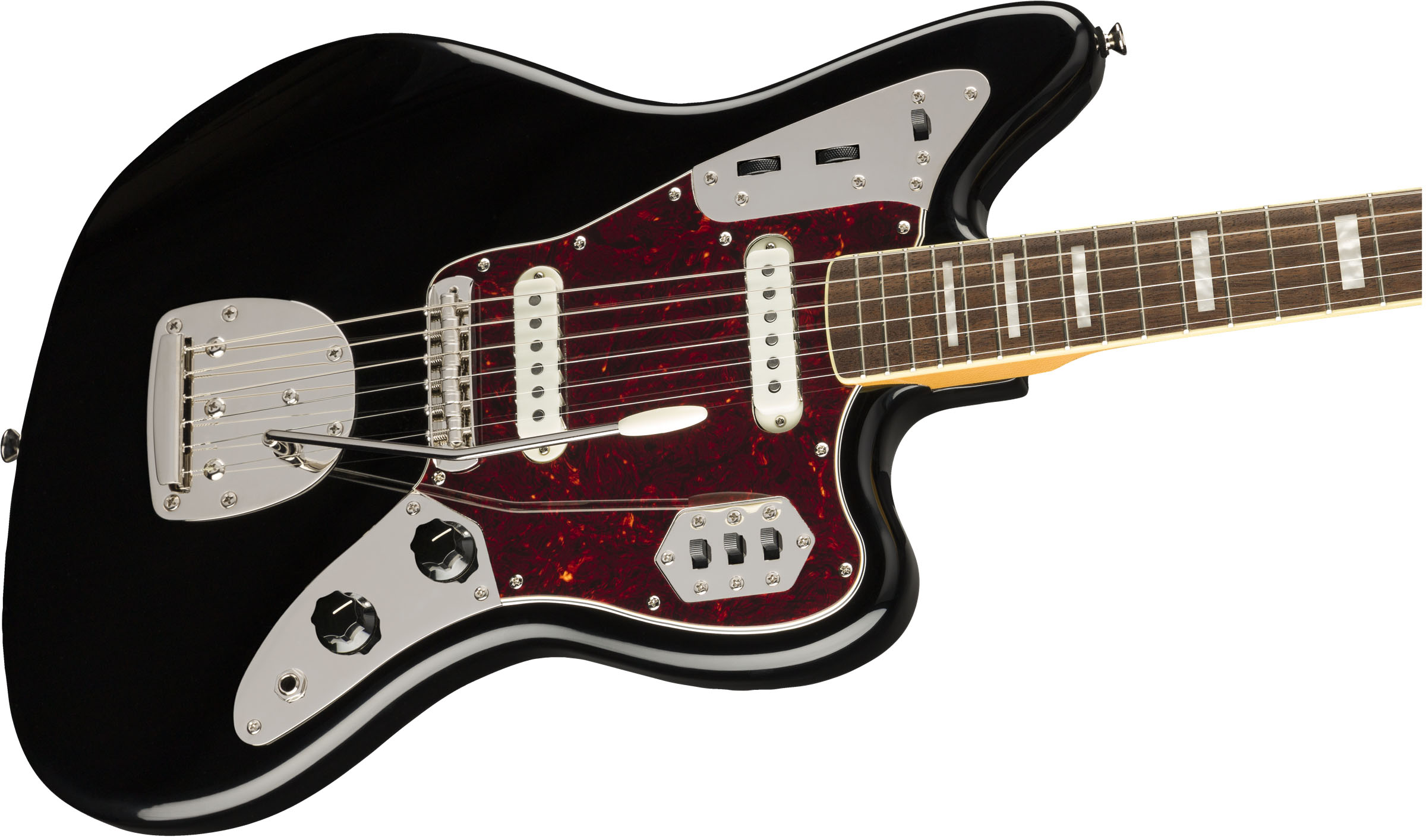 Classic Vibe '70s Jaguar®, Laurel Fingerboard, Black - Image 5