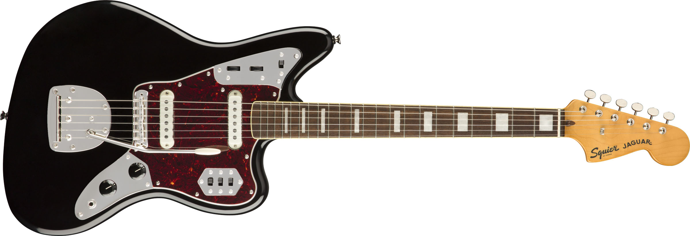 Classic Vibe '70s Jaguar®, Laurel Fingerboard, Black - Image 2