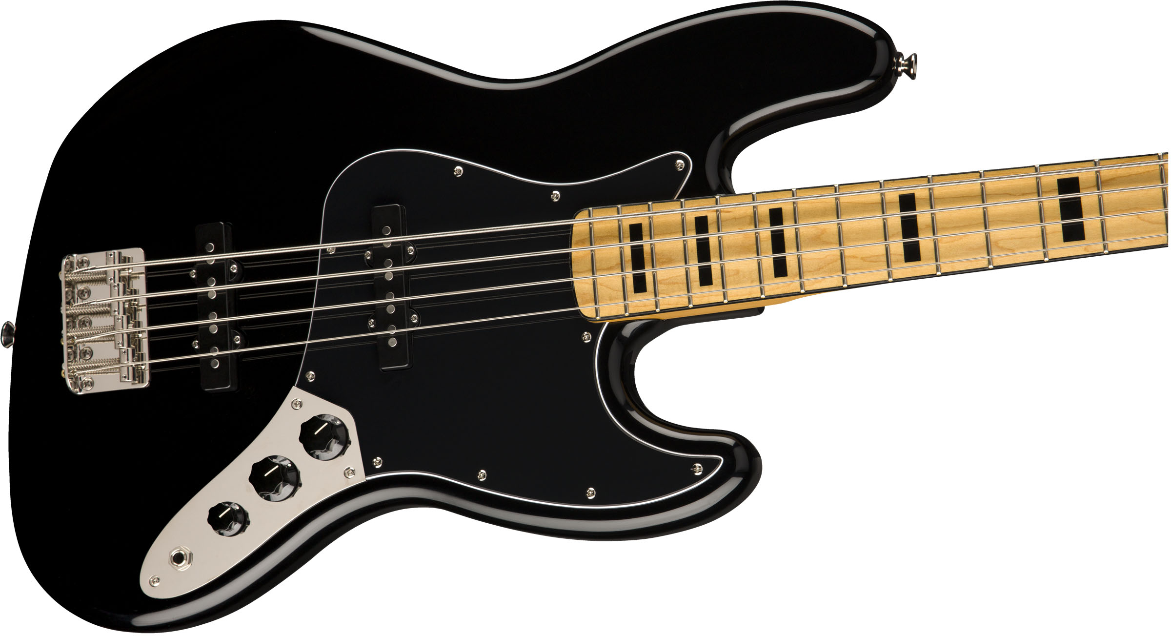 Classic Vibe '70s Jazz Bass®, Maple Fingerboard, Black - Image 5