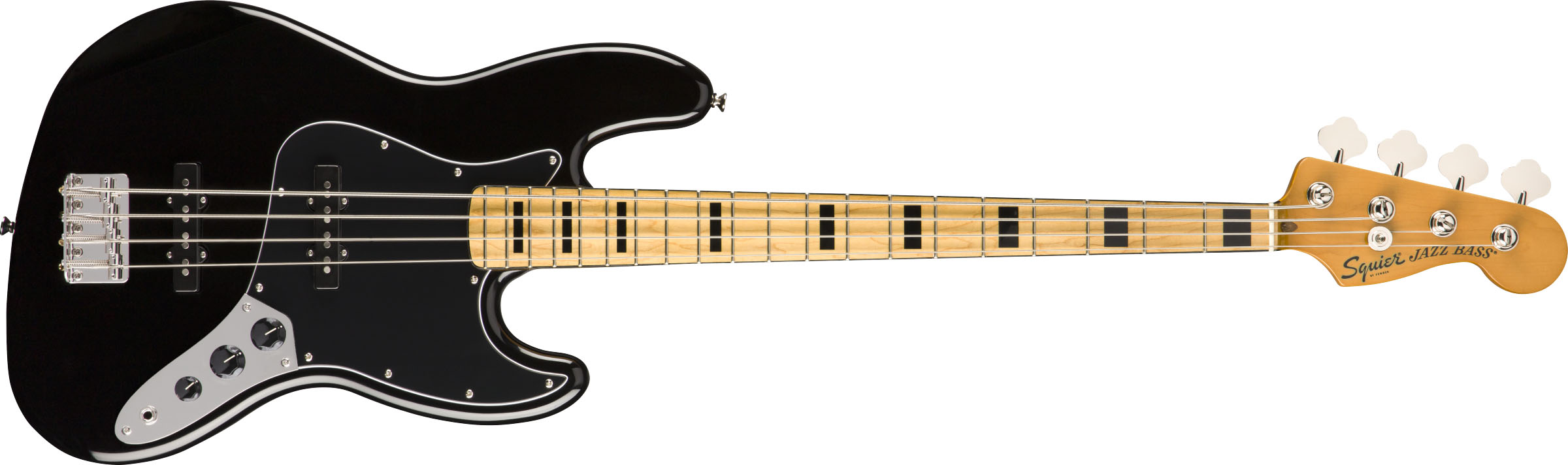 Classic Vibe '70s Jazz Bass®, Maple Fingerboard, Black - Image 2