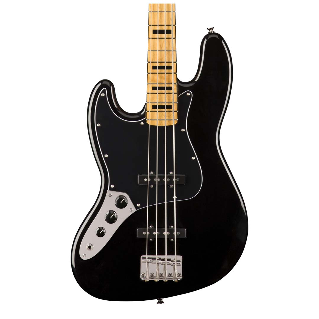 Classic Vibe '70s Jazz Bass® Left-Handed, Maple Fingerboard, Black